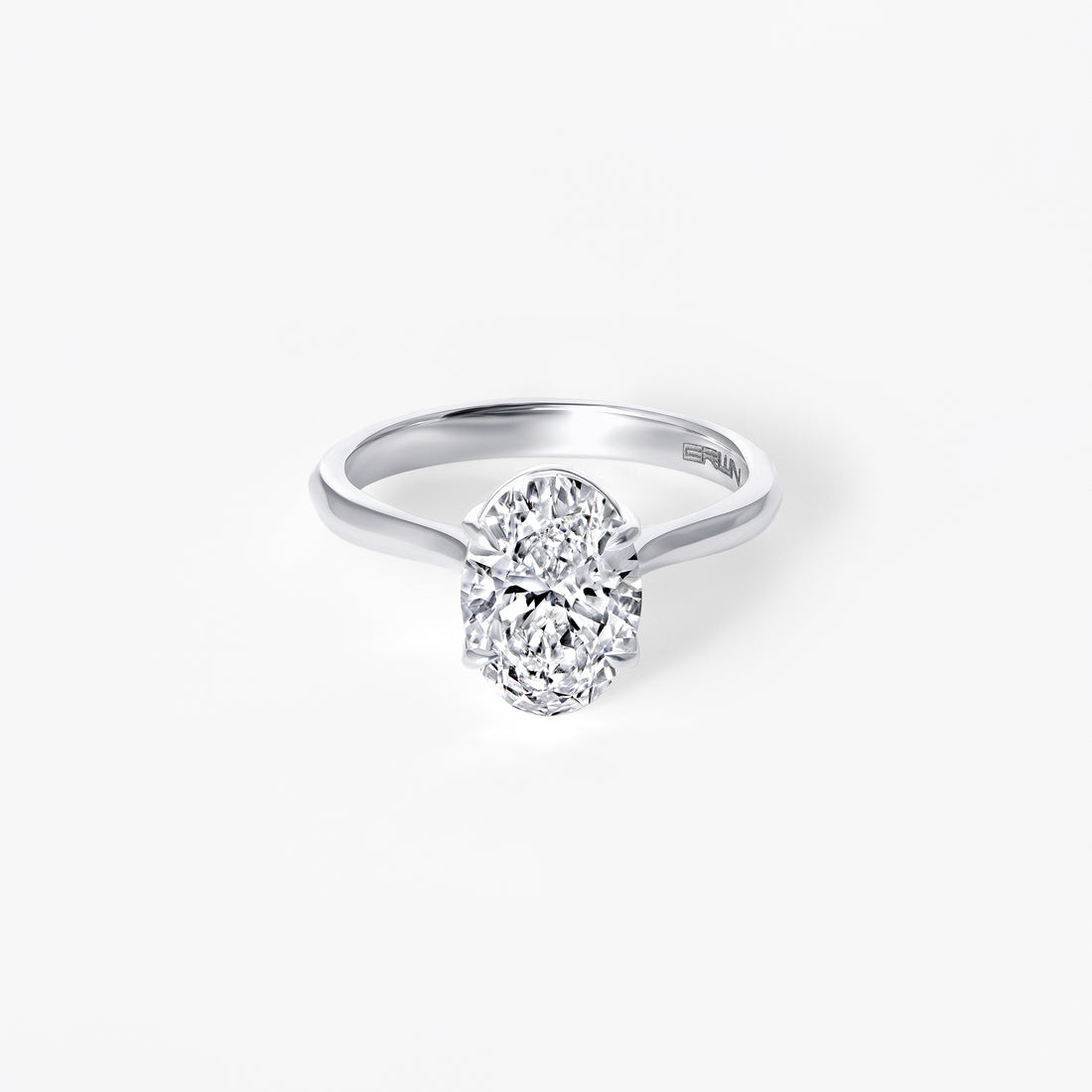 2.05CT Oval Solitaire Engagement Ring