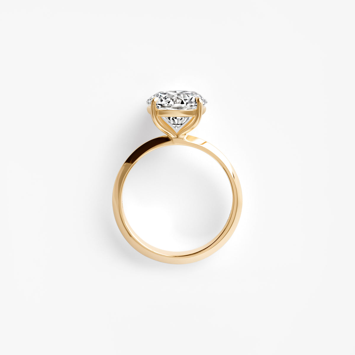 3.08CT Round Solitaire Engagement Ring