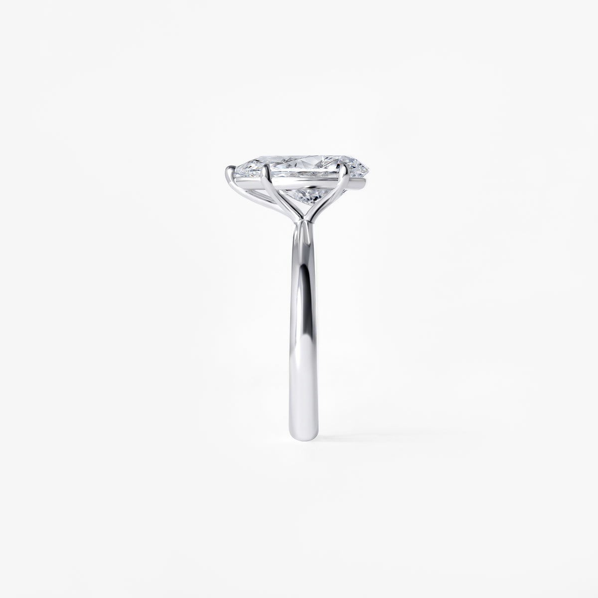 3.03CT Pear Solitaire Engagement Ring