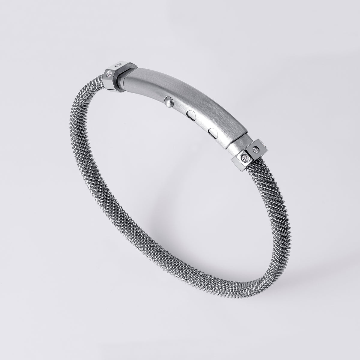 Natural Stainless Steel Mesh Bracelet, Stainless Steel