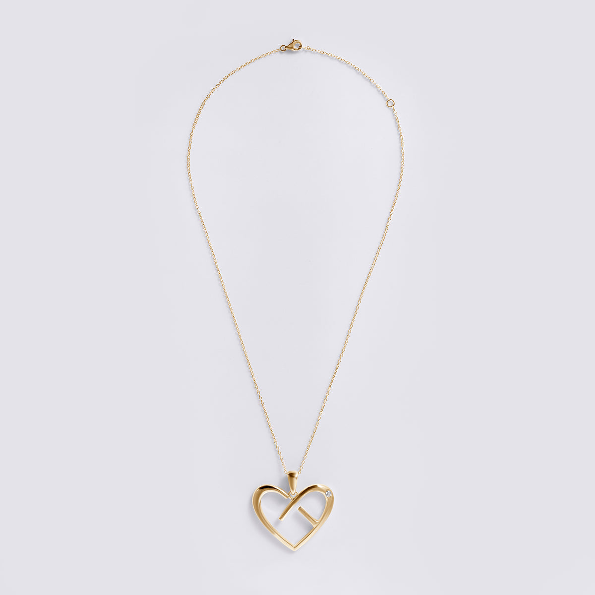 CoachArt 18K Yellow Gold Vermeil & Sterling Silver Heart Pendant