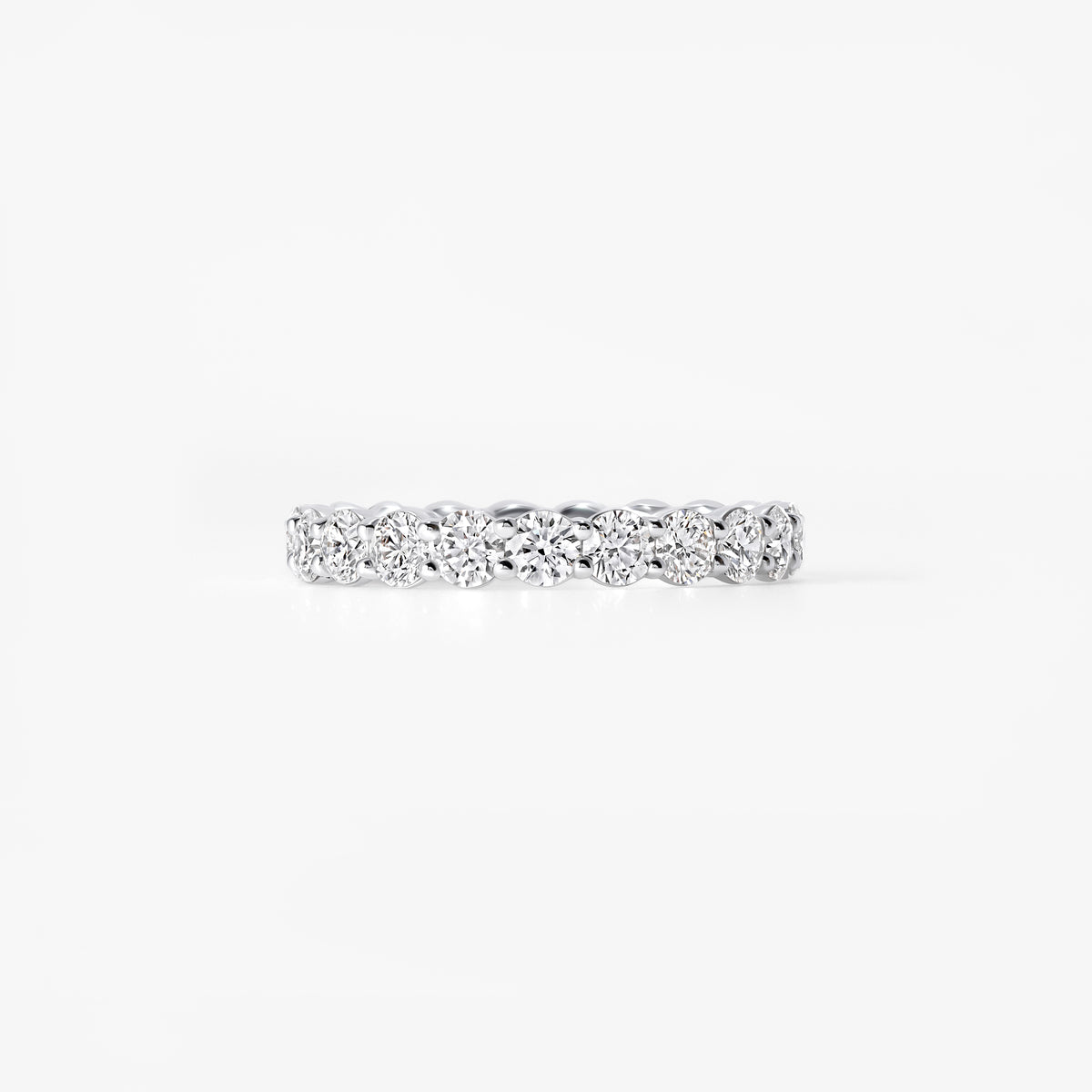 Round Diamond Eternity Band