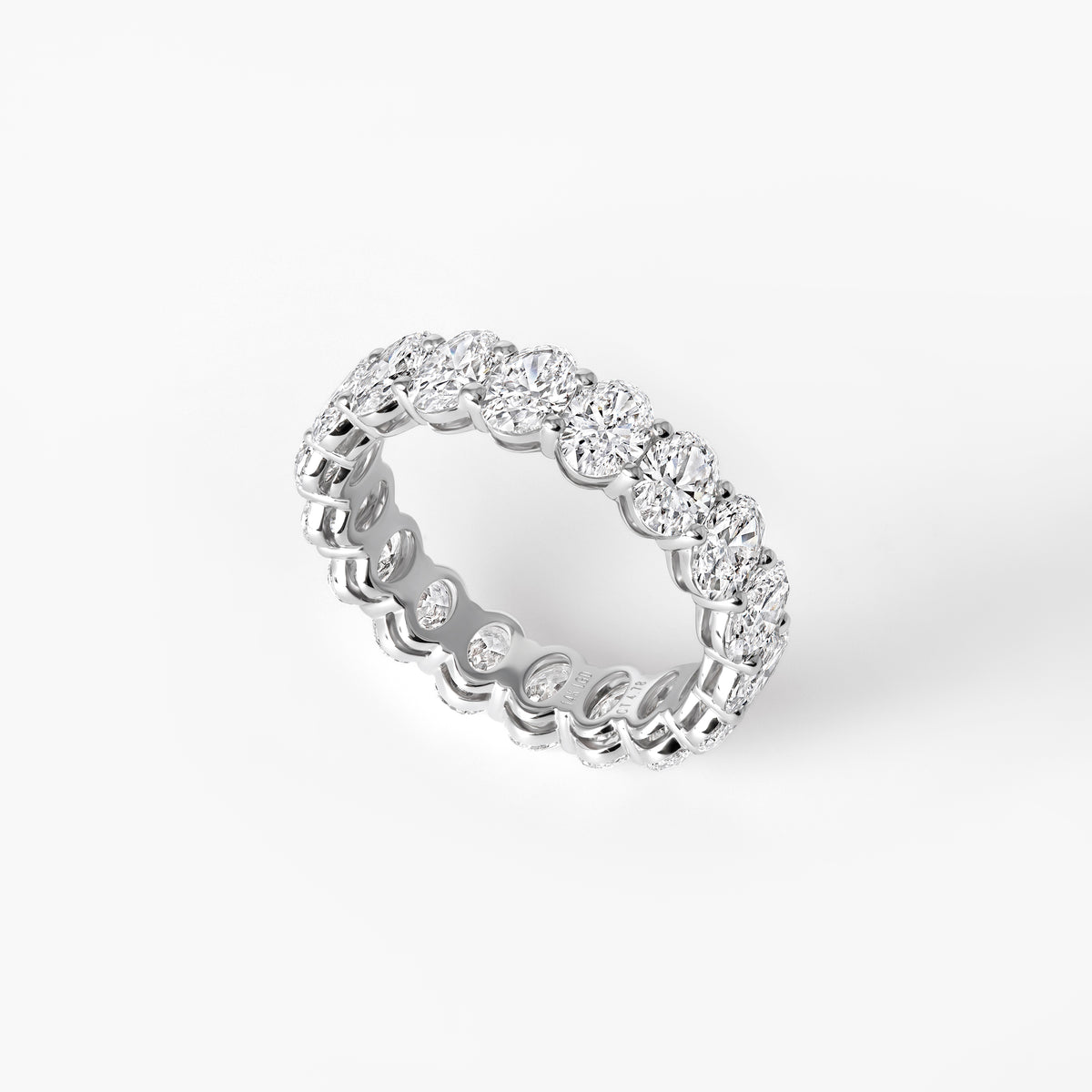 Oval Diamond Eternity Band