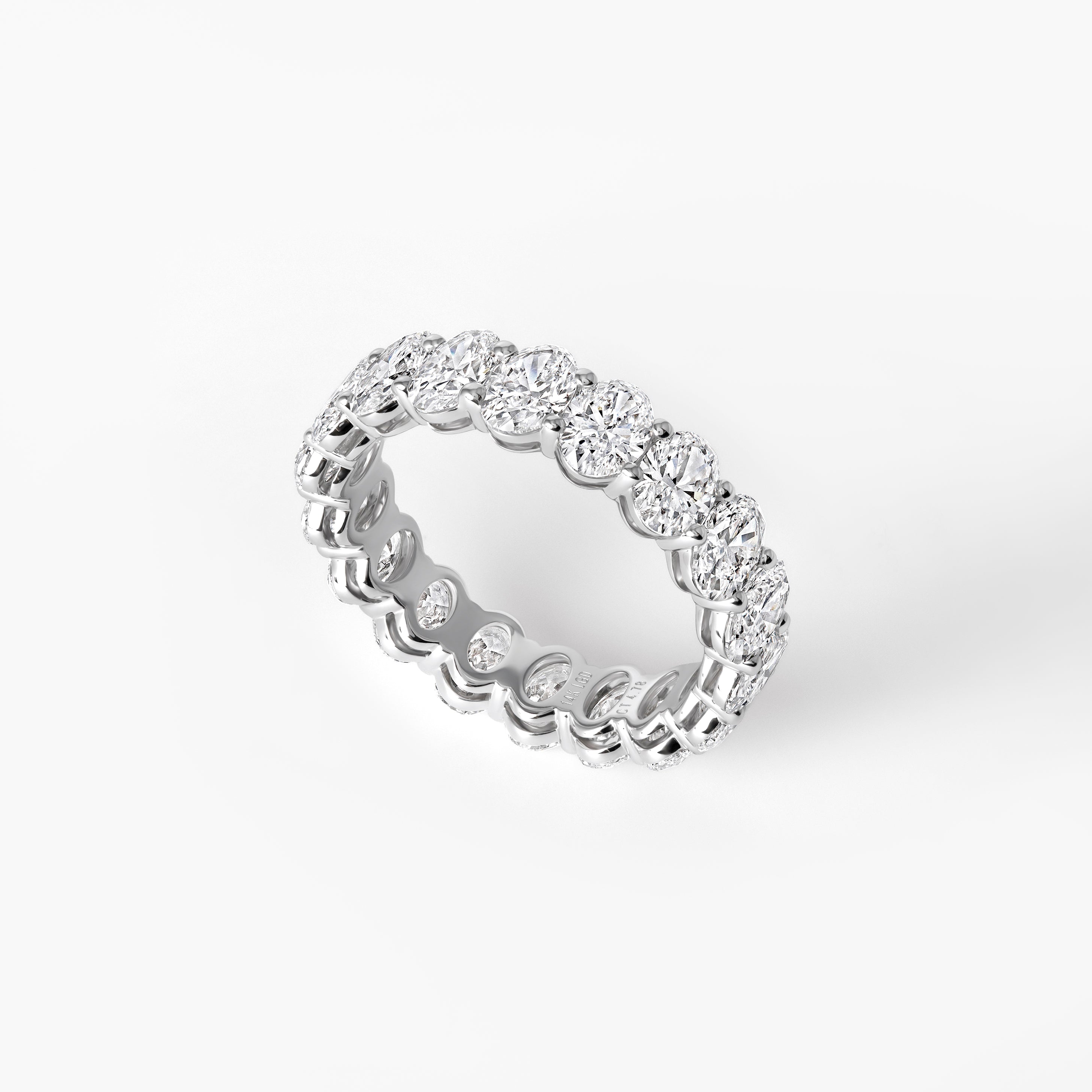 Oval Diamond Eternity Band