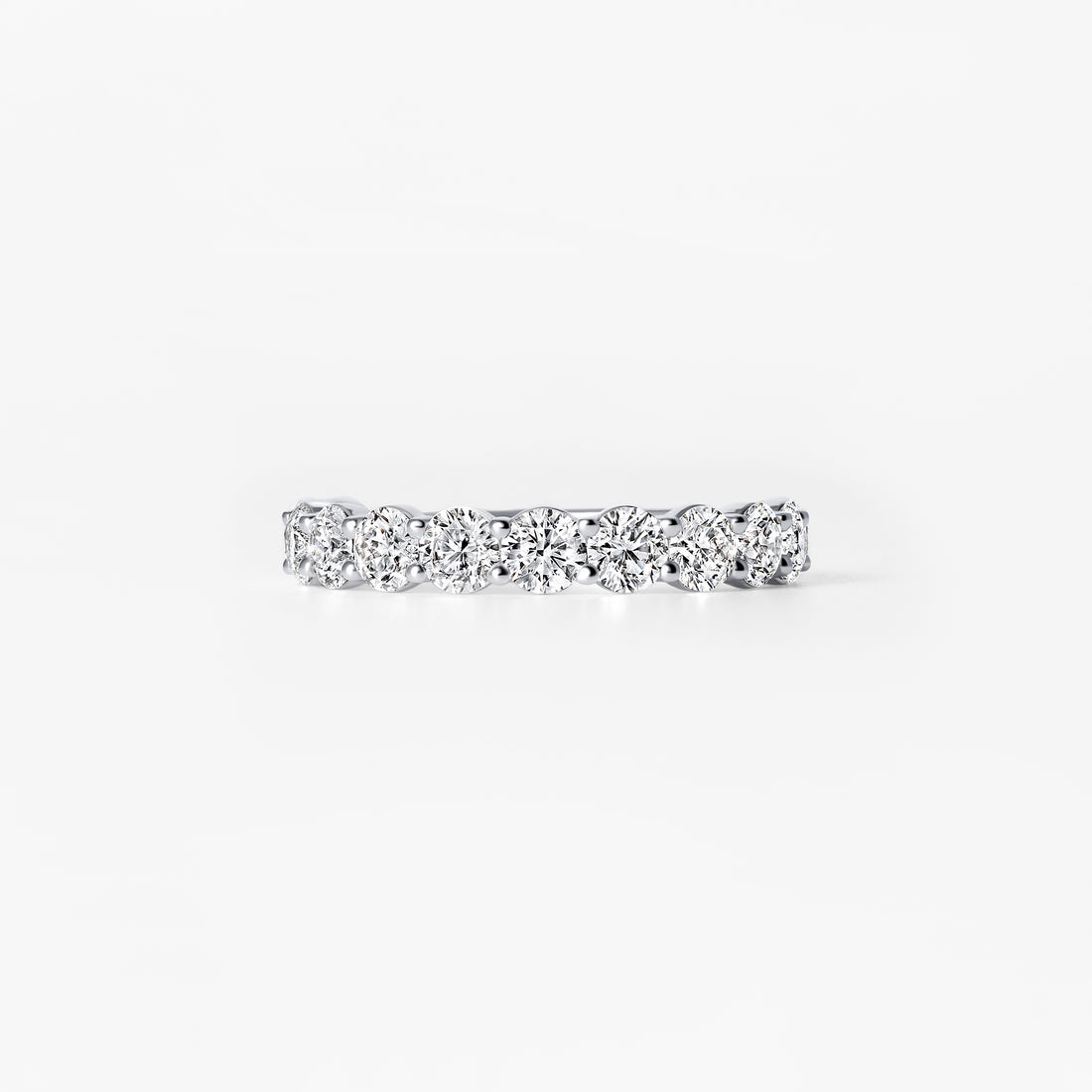 Round Diamond Anniversary Band