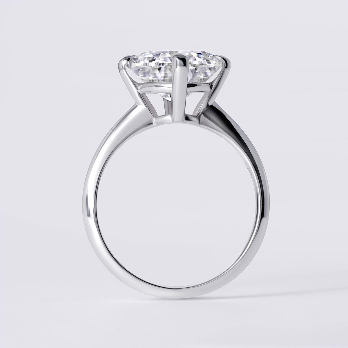 Soleil 4.19 CTW Round Diamond Solitaire Engagement Ring