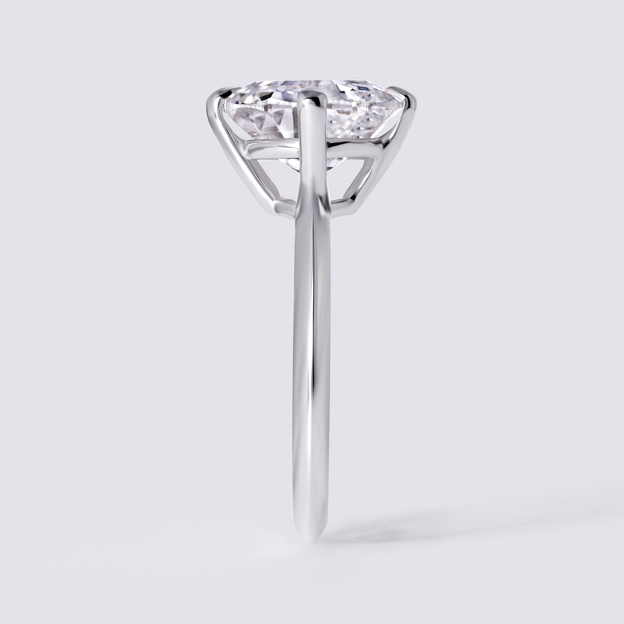 Soleil 4.19 CTW Round Diamond Solitaire Engagement Ring