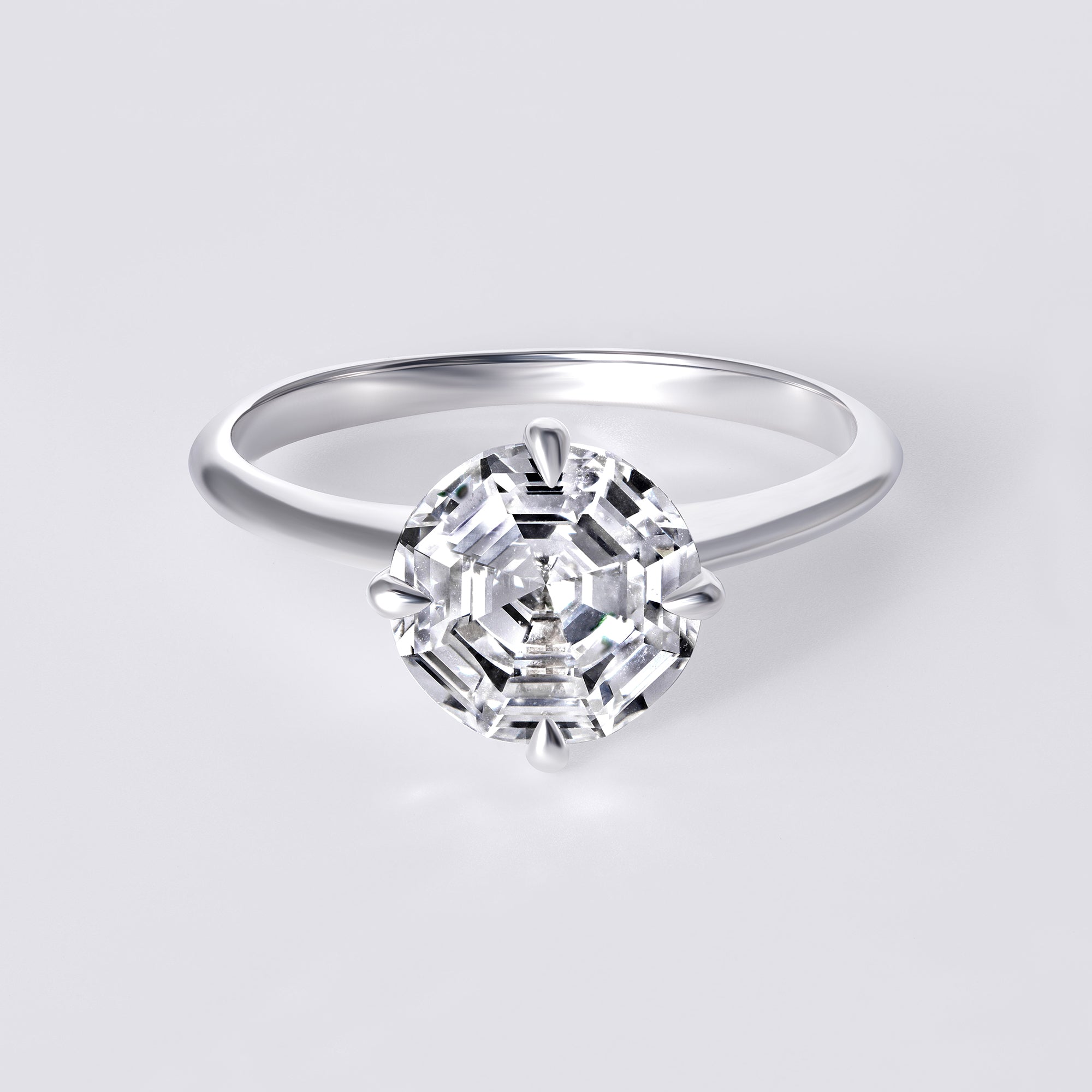 Soleil 2.06 CTW Round Diamond Solitaire Engagement Ring