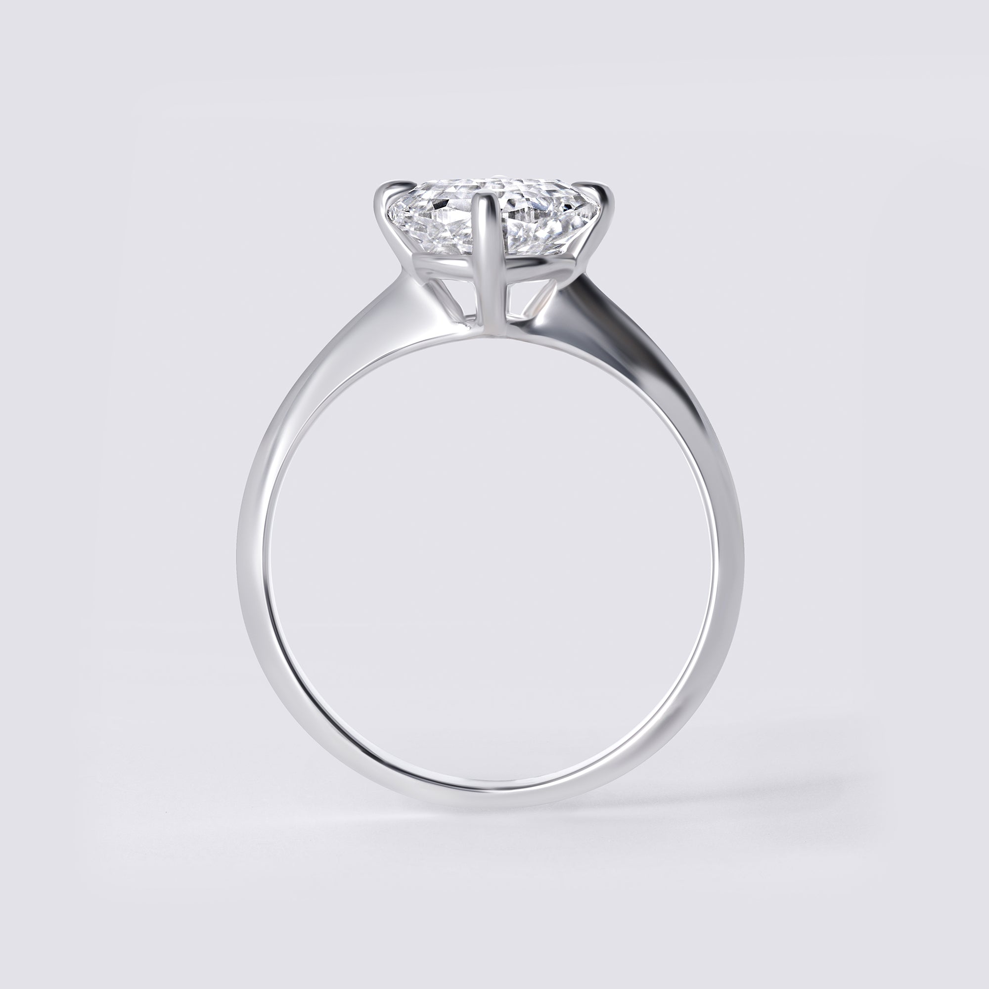 Soleil 2.06 CTW Round Diamond Solitaire Engagement Ring
