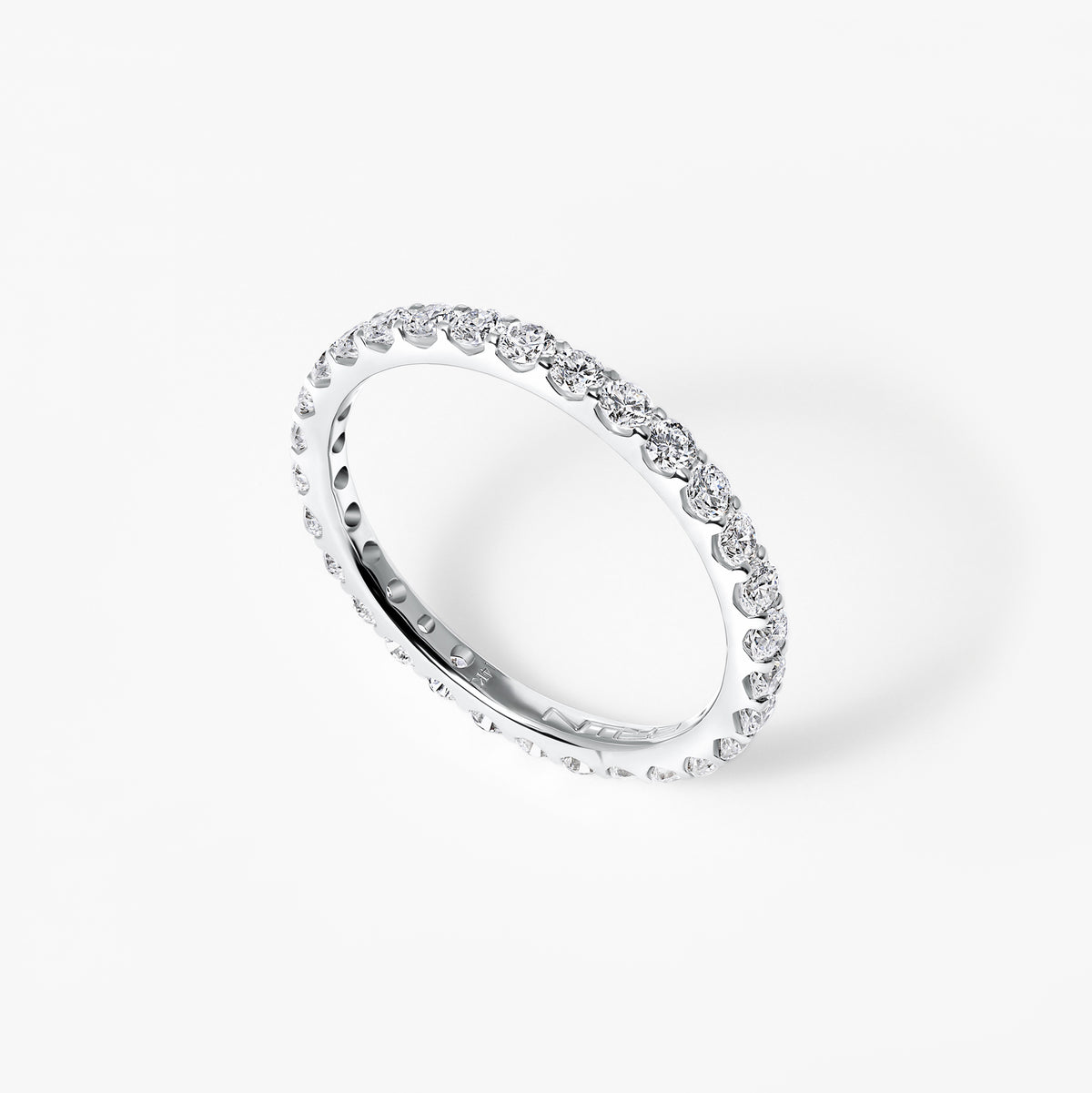 Round Diamond Stacking Eternity Band