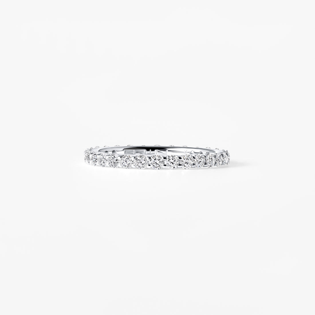 Round Diamond Stacking Eternity Band