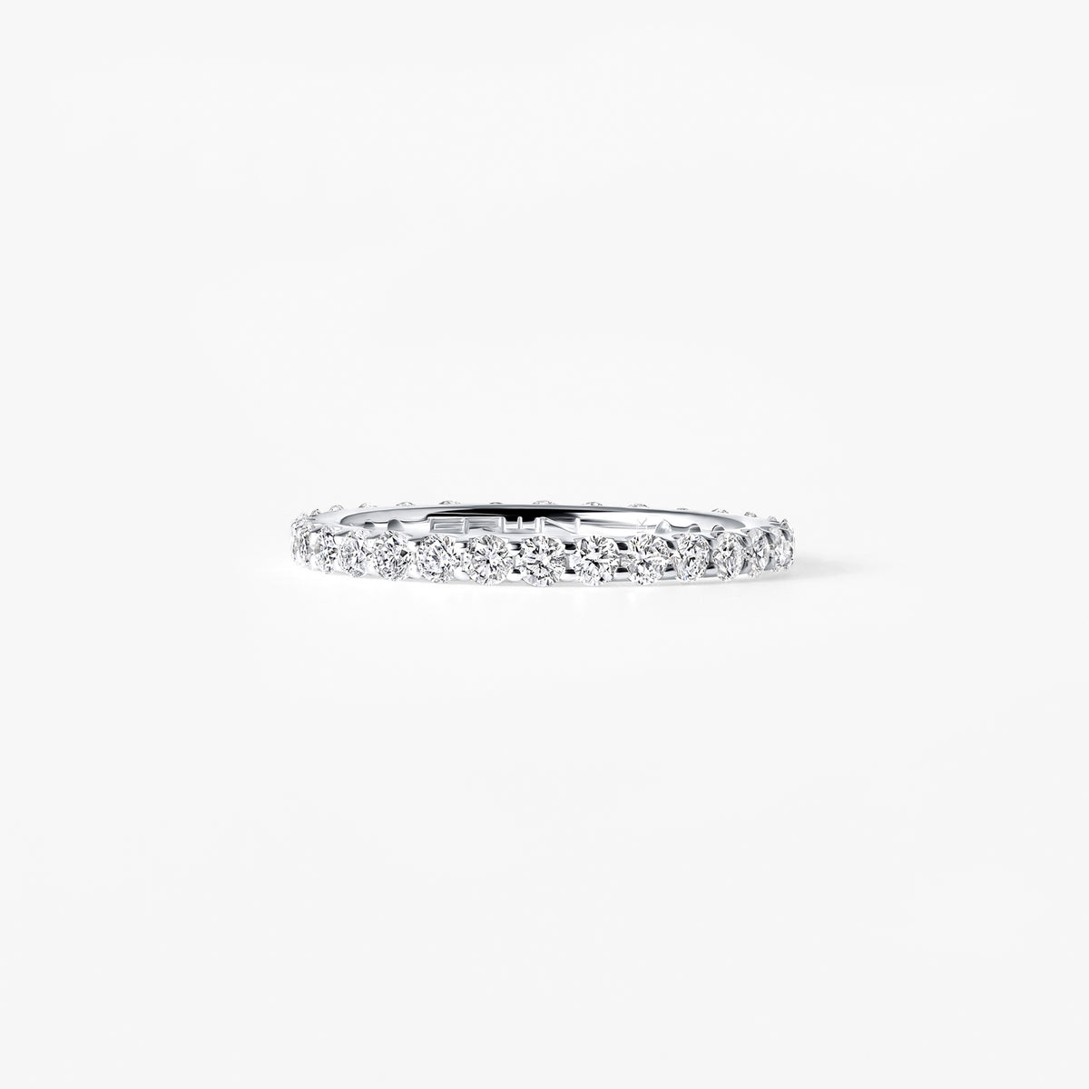 Round Diamond Stacking Eternity Band
