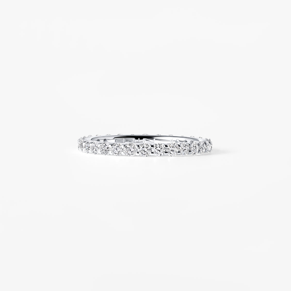 Round Diamond Petite Stacking Eternity Band