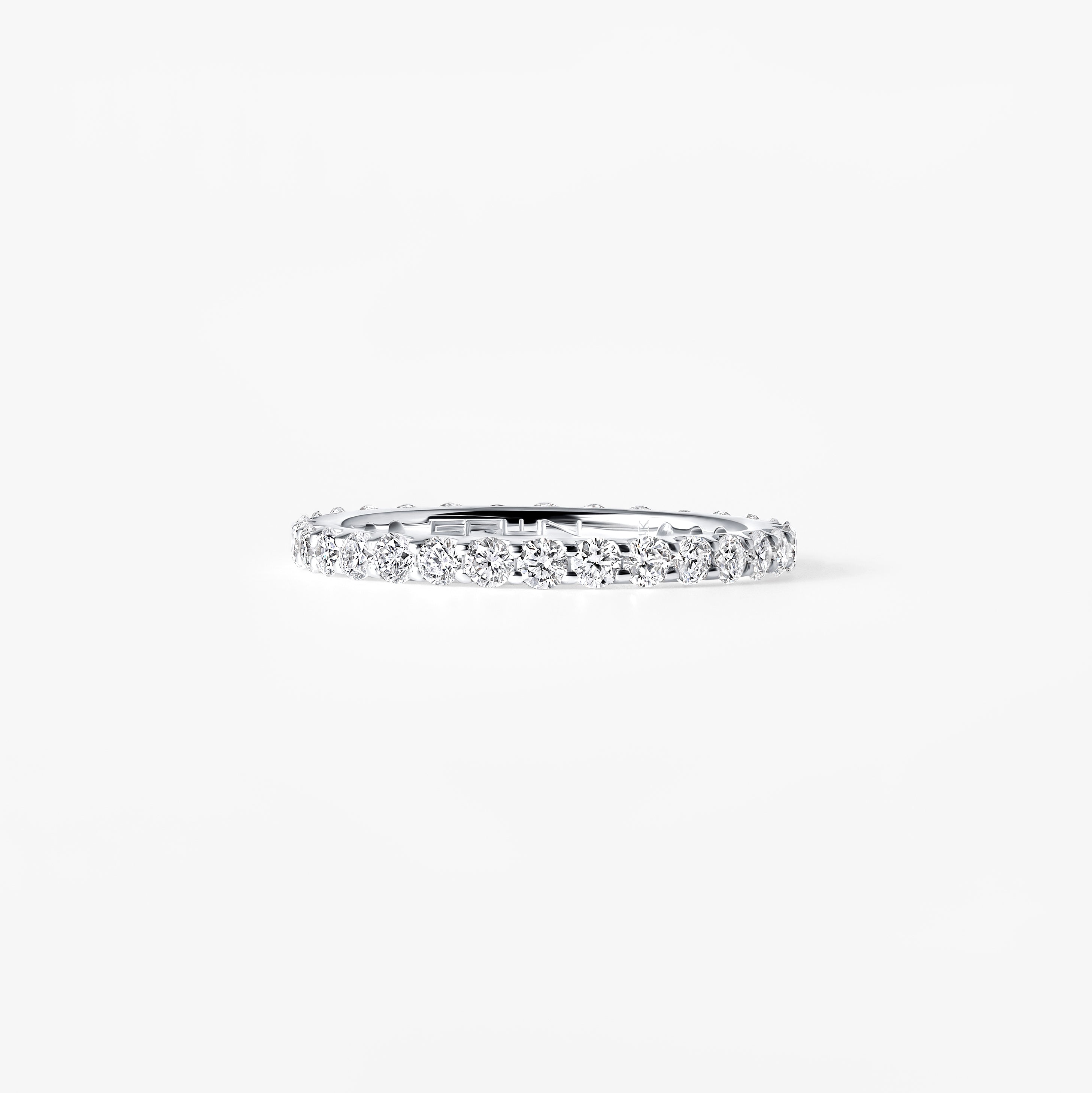 Round Diamond Petite Stacking Eternity Band