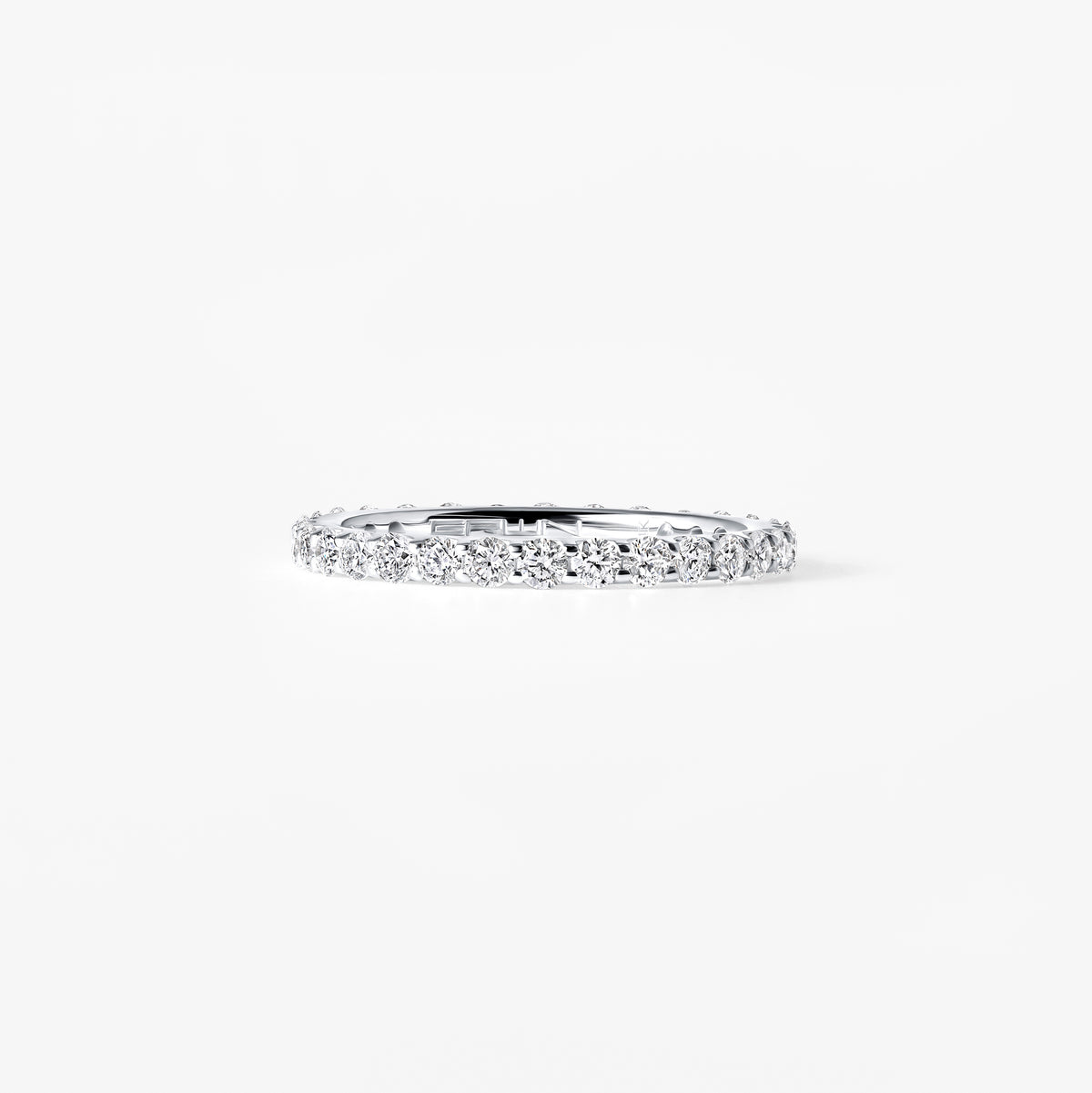 Round Diamond Stacking Eternity Band