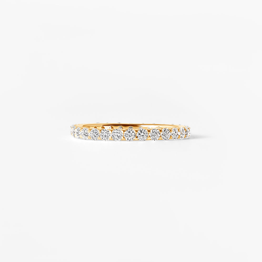 Round Diamond Stacking Eternity Band