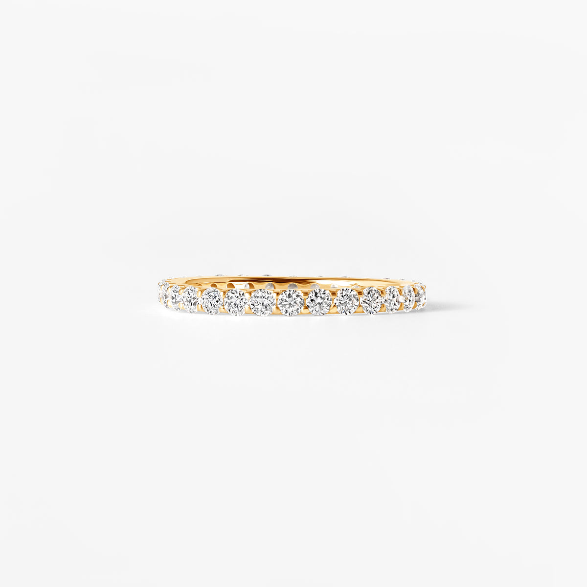 Round Diamond Stacking Eternity Band