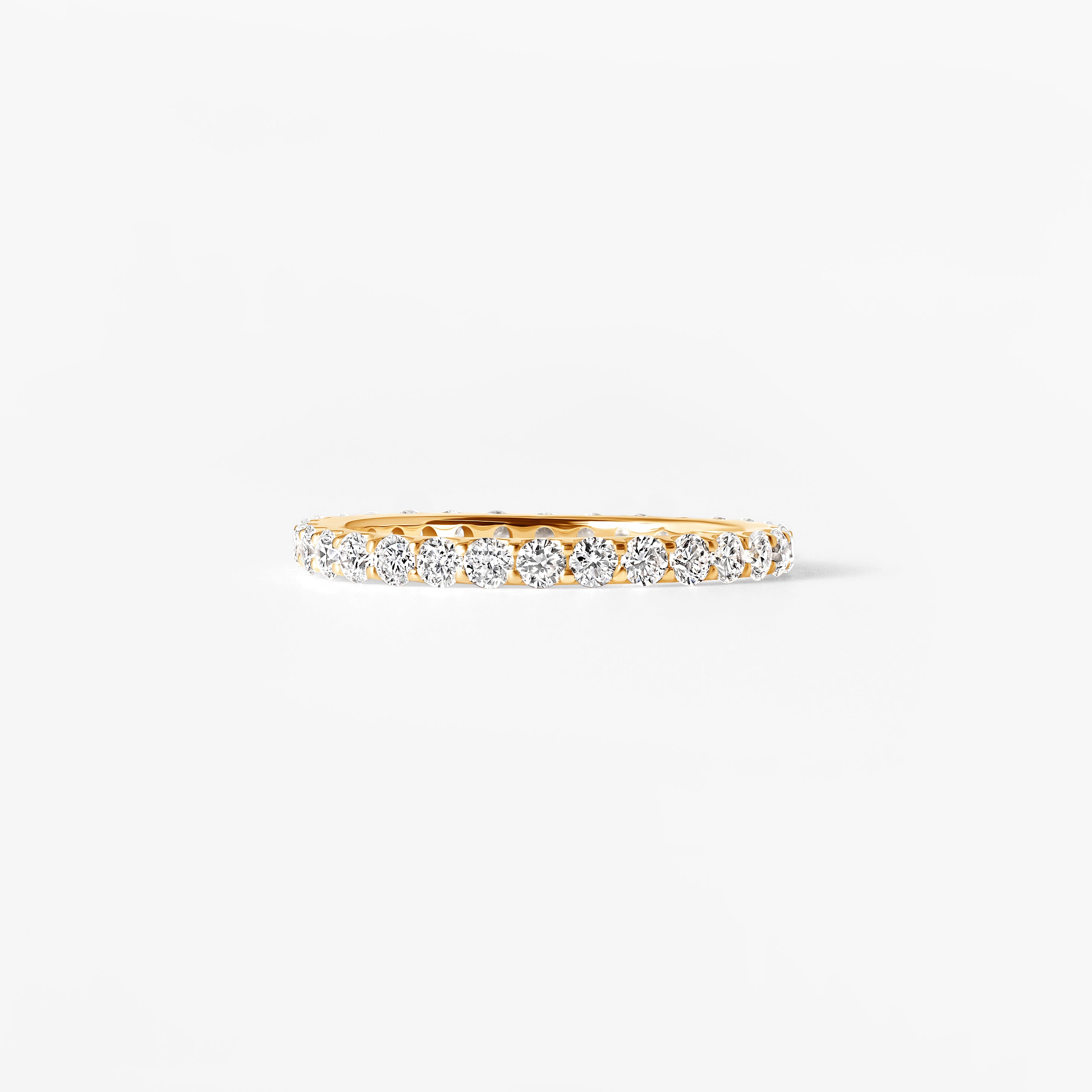 Round Diamond Stacking Eternity Band