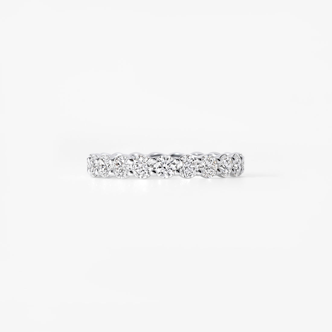 Round Diamond Eternity Band