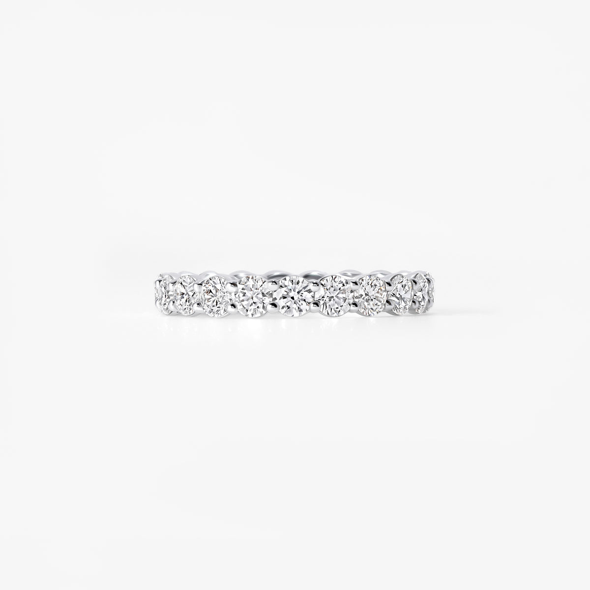 Round Diamond Eternity Band