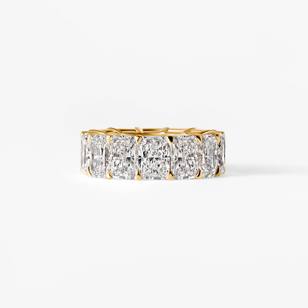 Radiant Diamond Open Gallery Eternity Band