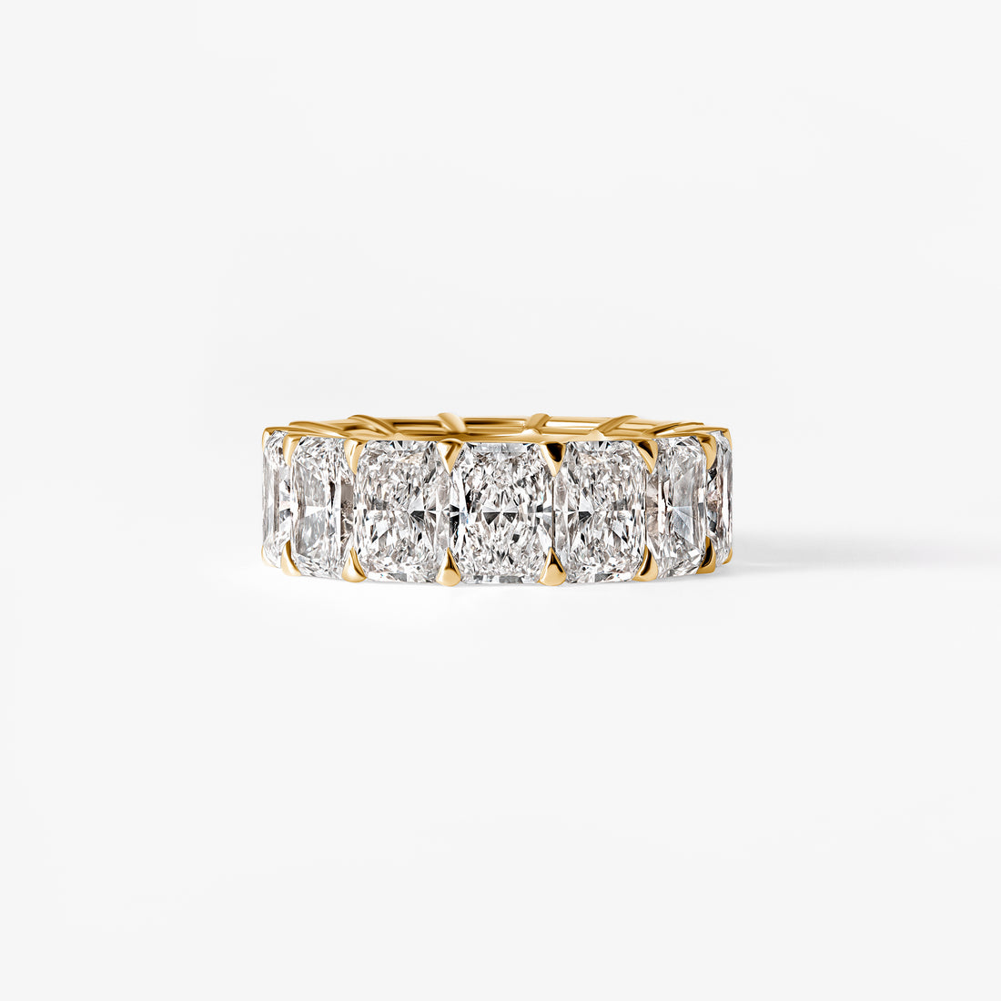 Radiant Diamond Open Gallery Eternity Band