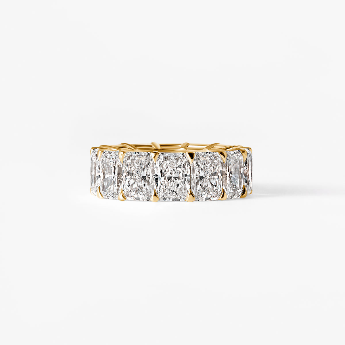 Radiant Diamond Open Gallery Eternity Band
