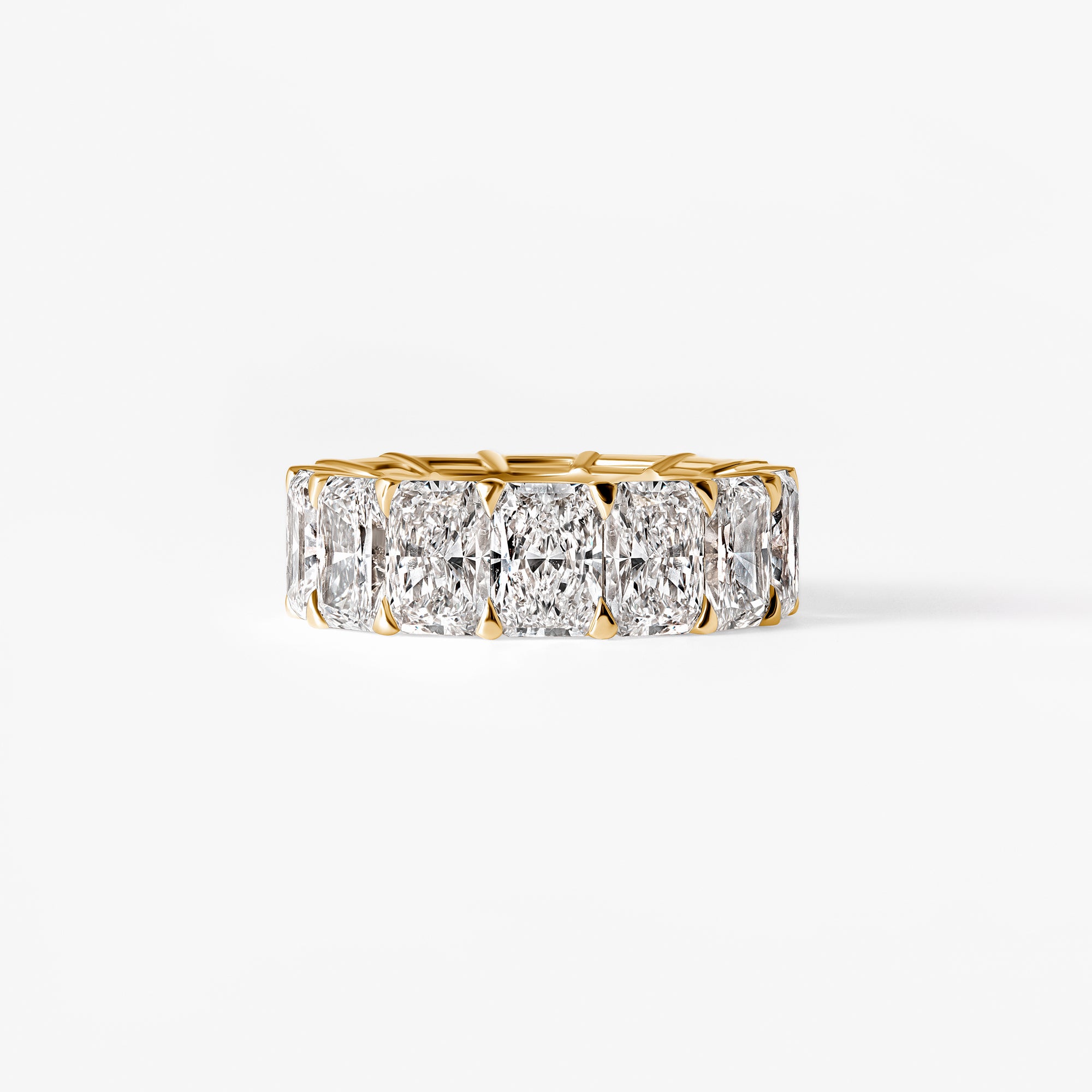 Radiant Diamond Open Gallery Eternity Band