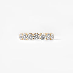 Round Diamond Open Gallery Eternity Band