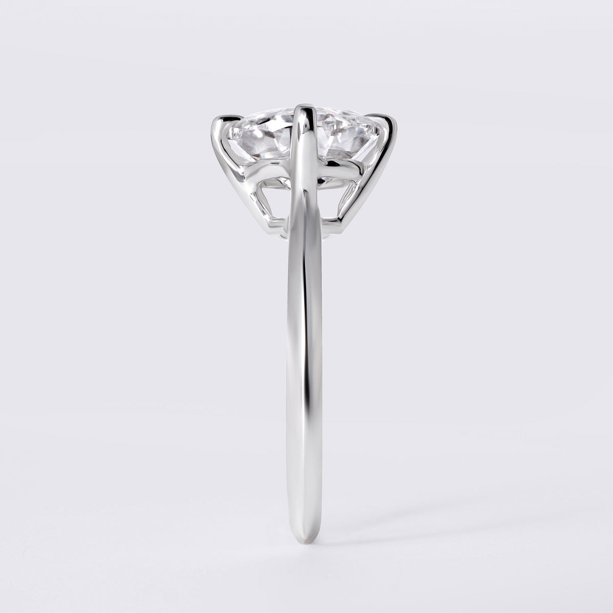 Soleil 3.03 CTW Round Diamond Solitaire Engagement Ring