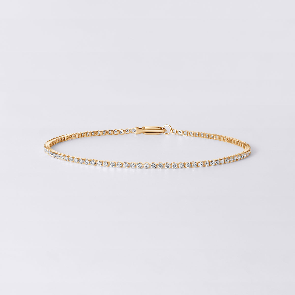 1 1/4 CTW Round Diamond 4 Prong Tennis Bracelet