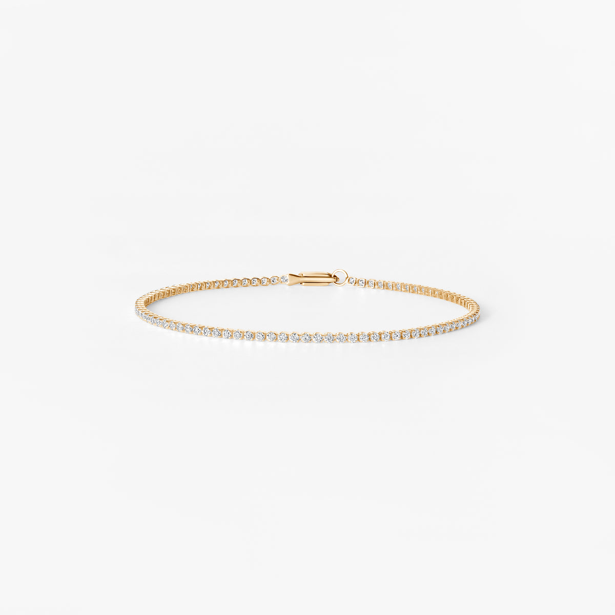 Round Diamond Petite 4 Prong Tennis Bracelet