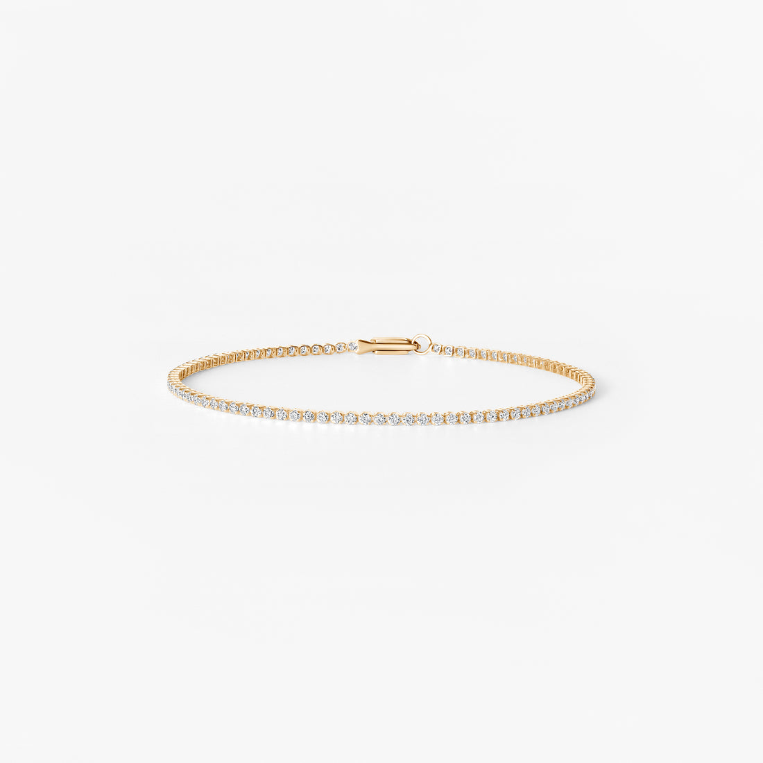 Round Diamond Petite Tennis Bracelet