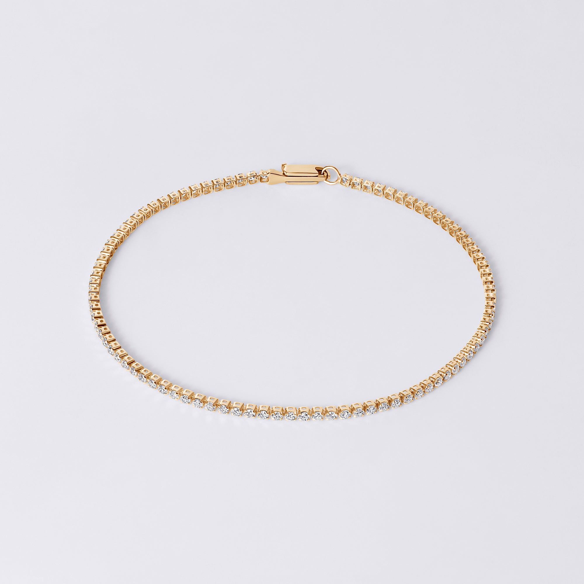 Round Diamond Petite 4 Prong Tennis Bracelet
