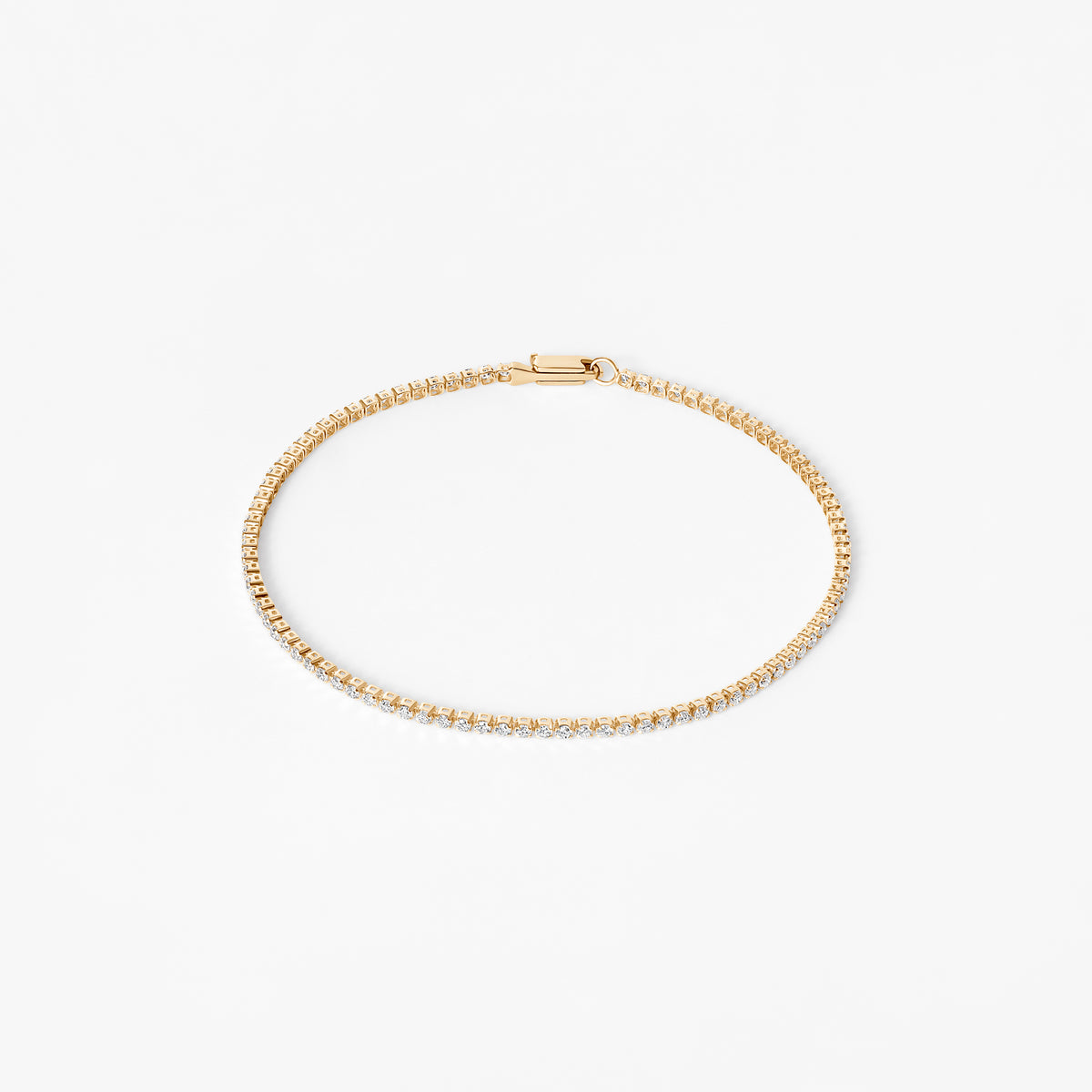 Round Diamond Petite 4 Prong Tennis Bracelet