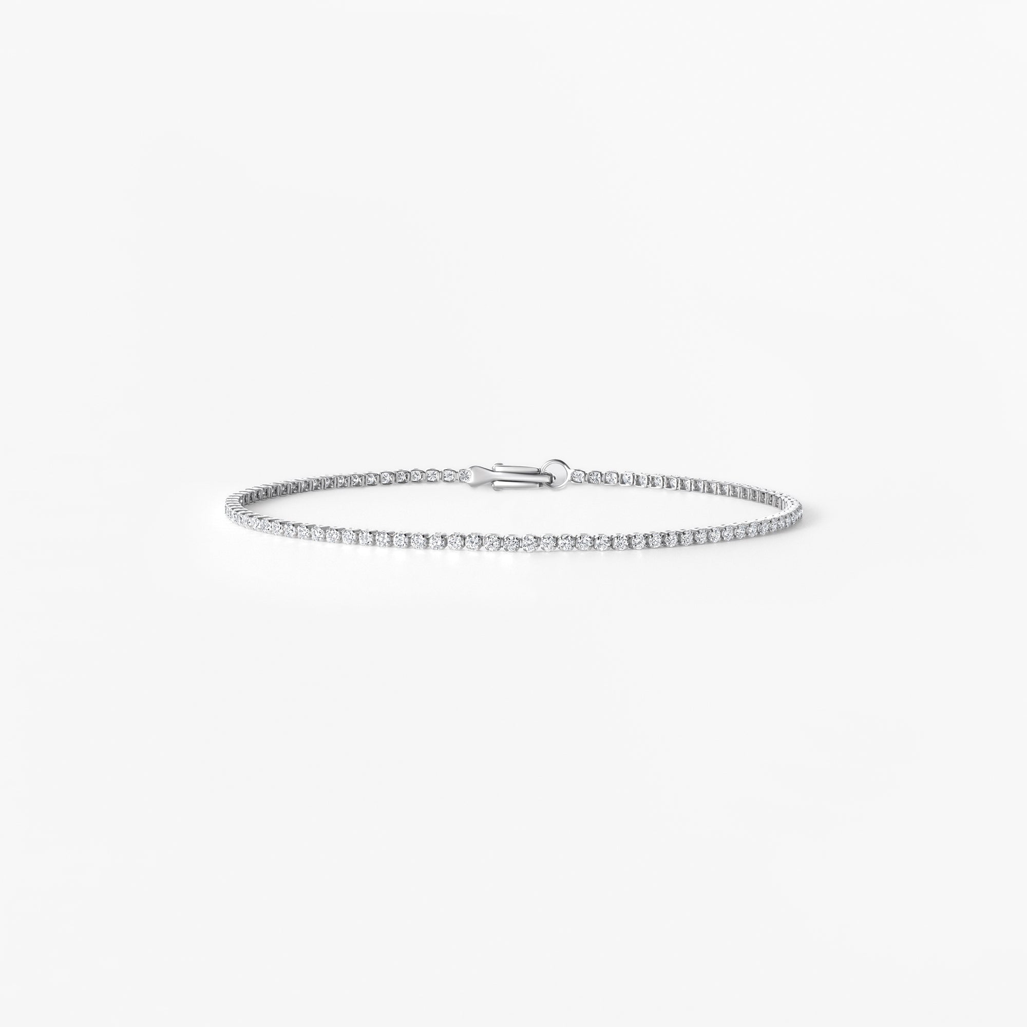 Round Diamond Petite 4 Prong Tennis Bracelet