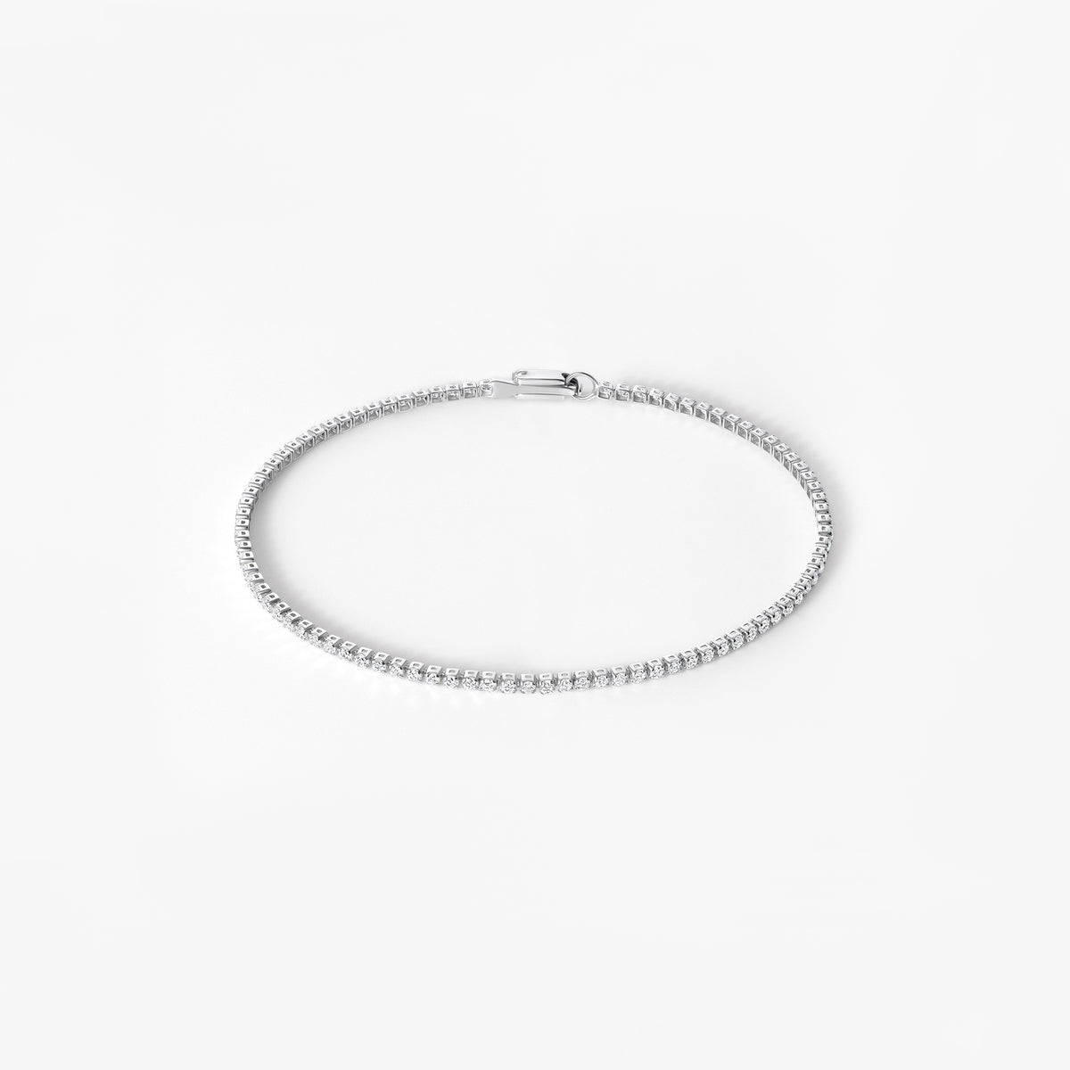 Round Diamond Petite 4 Prong Tennis Bracelet