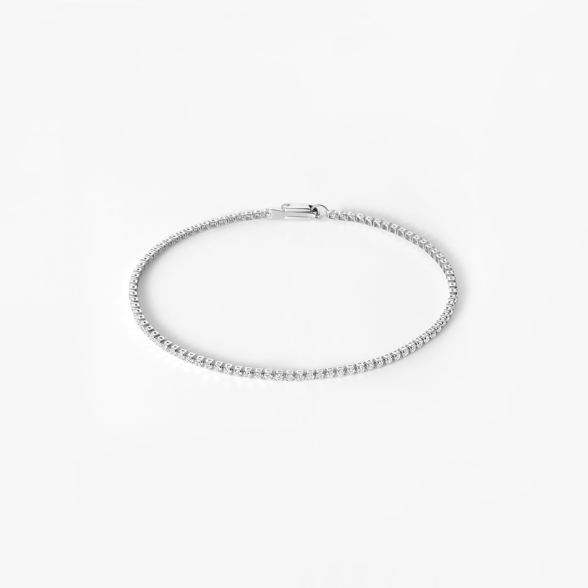 Round Diamond Petite 4 Prong Tennis Bracelet