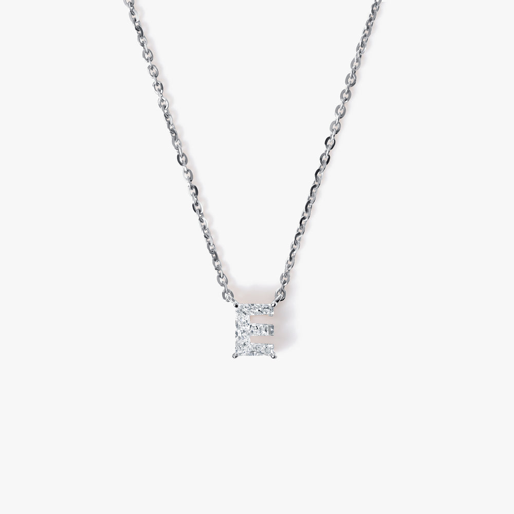 Diamond Initial Pendant Necklace