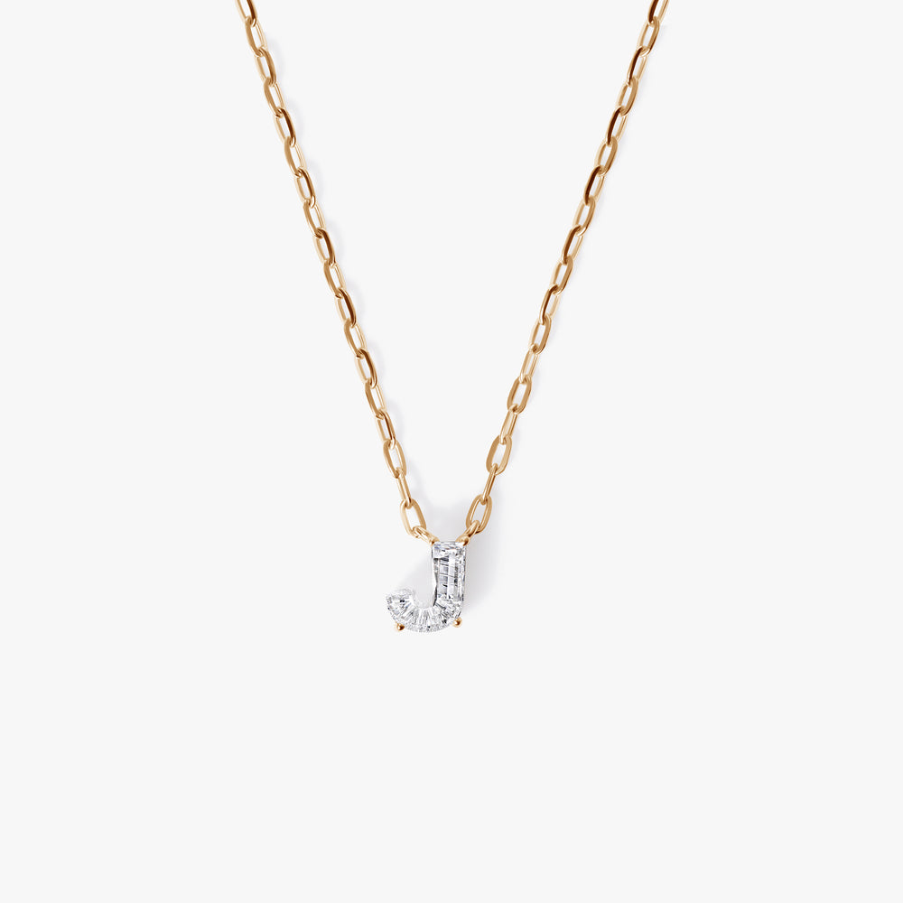 Diamond Initial Pendant Necklace
