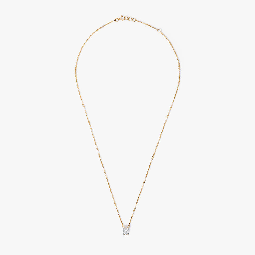 Diamond Initial Pendant Necklace