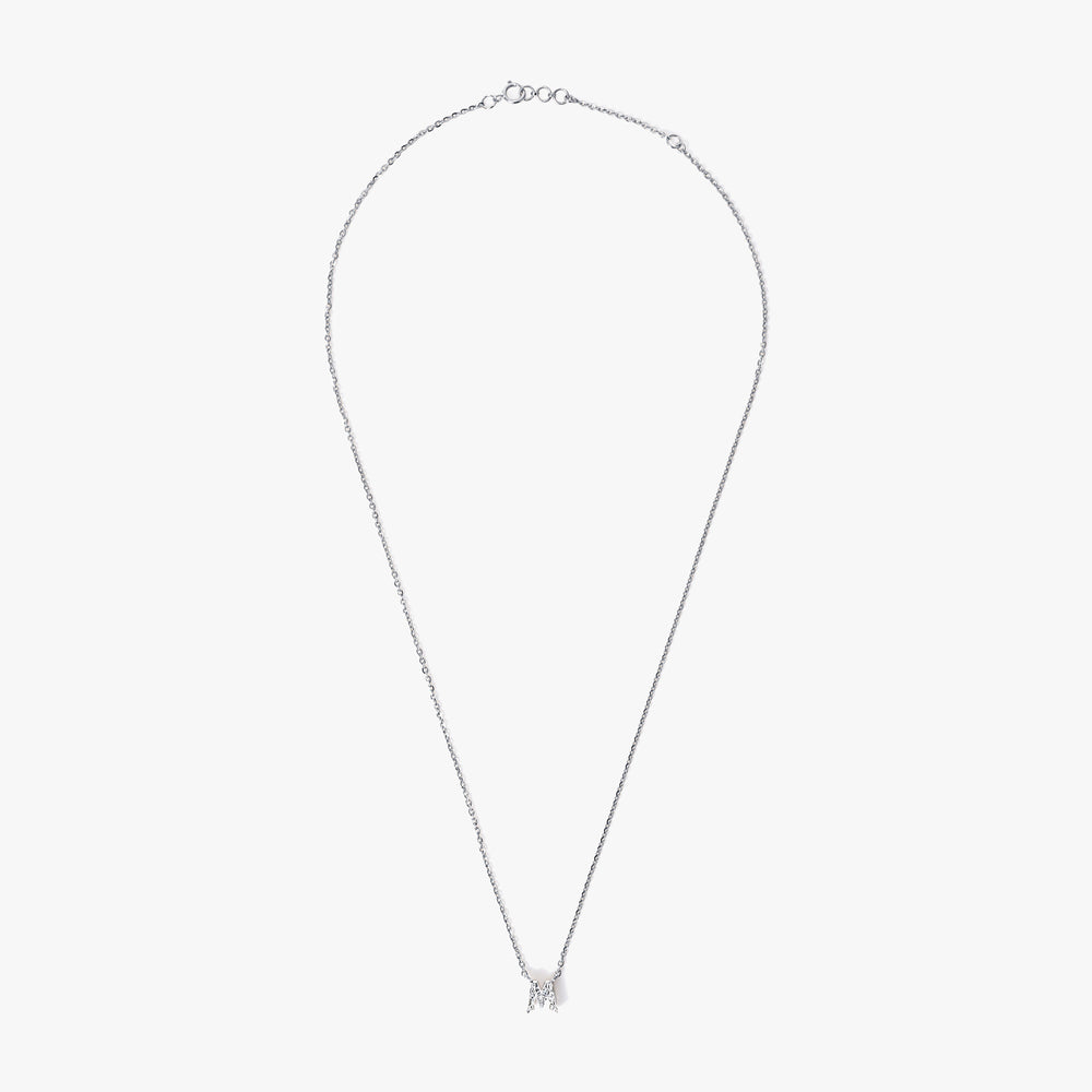 Diamond Initial Pendant Necklace