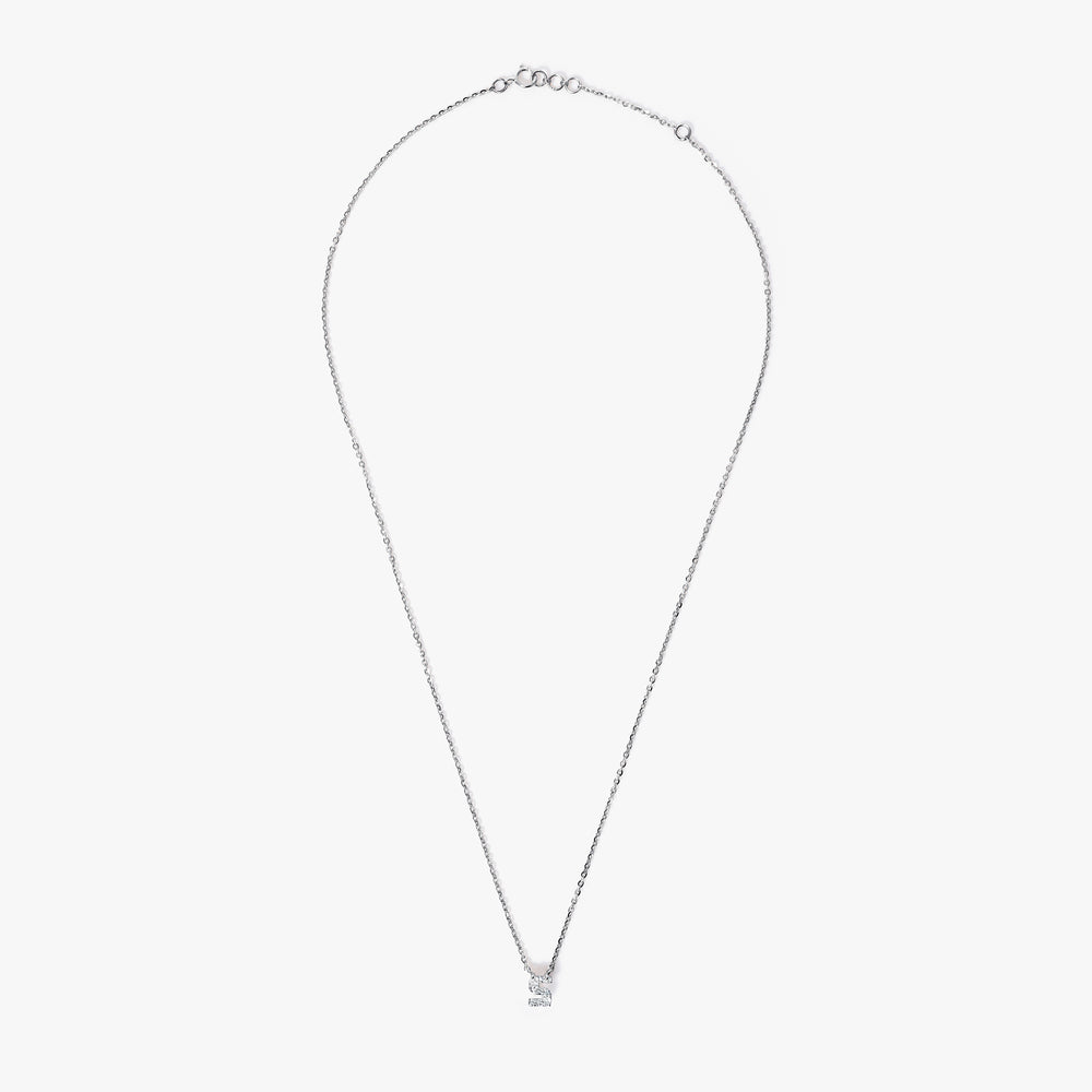 Diamond Initial Pendant Necklace