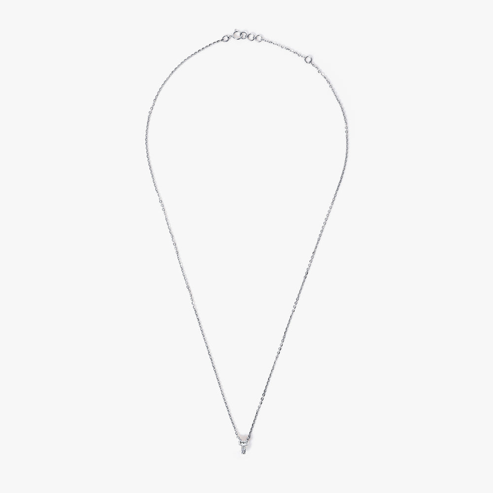 Diamond Initial Pendant Necklace