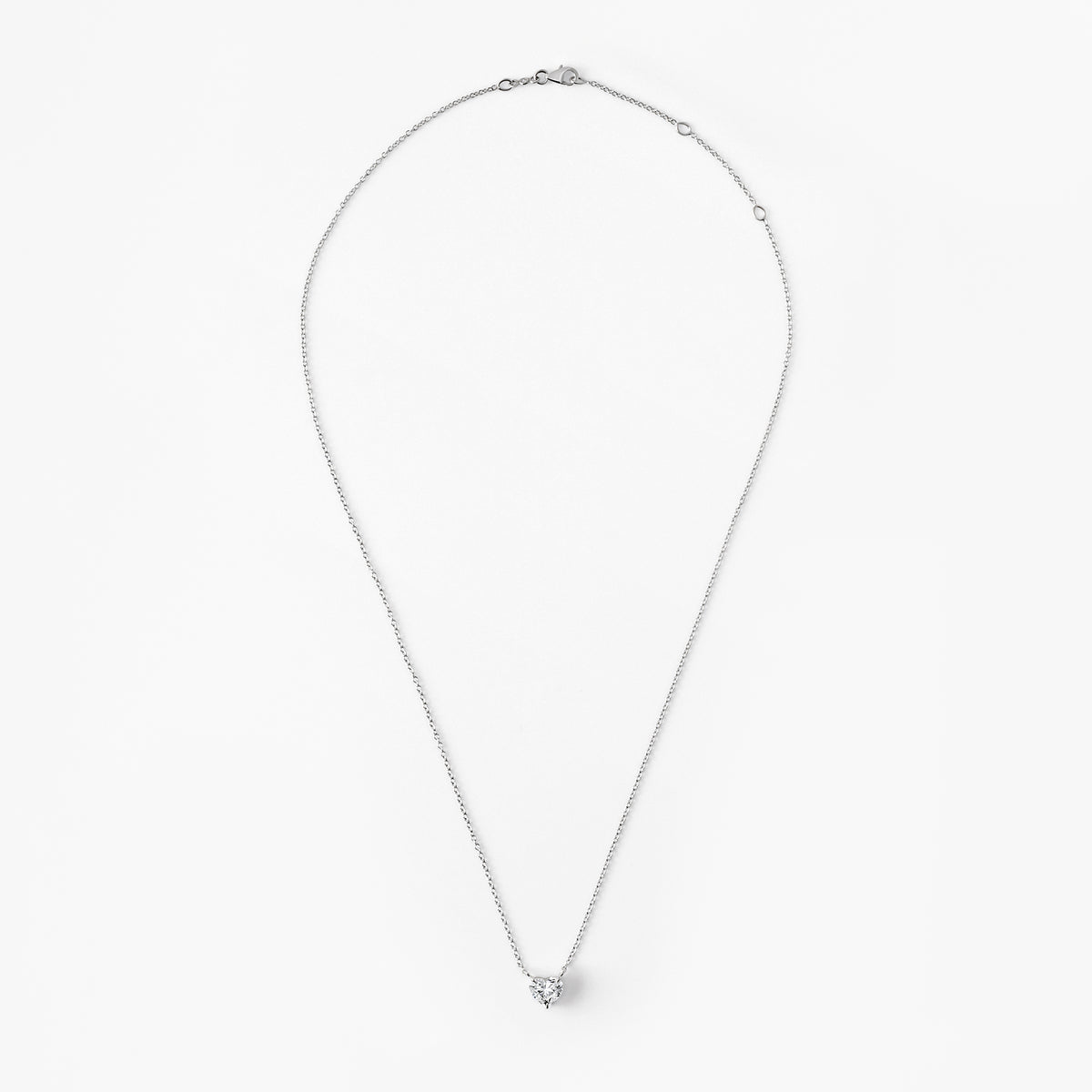 Heart Diamond Pendant Necklace