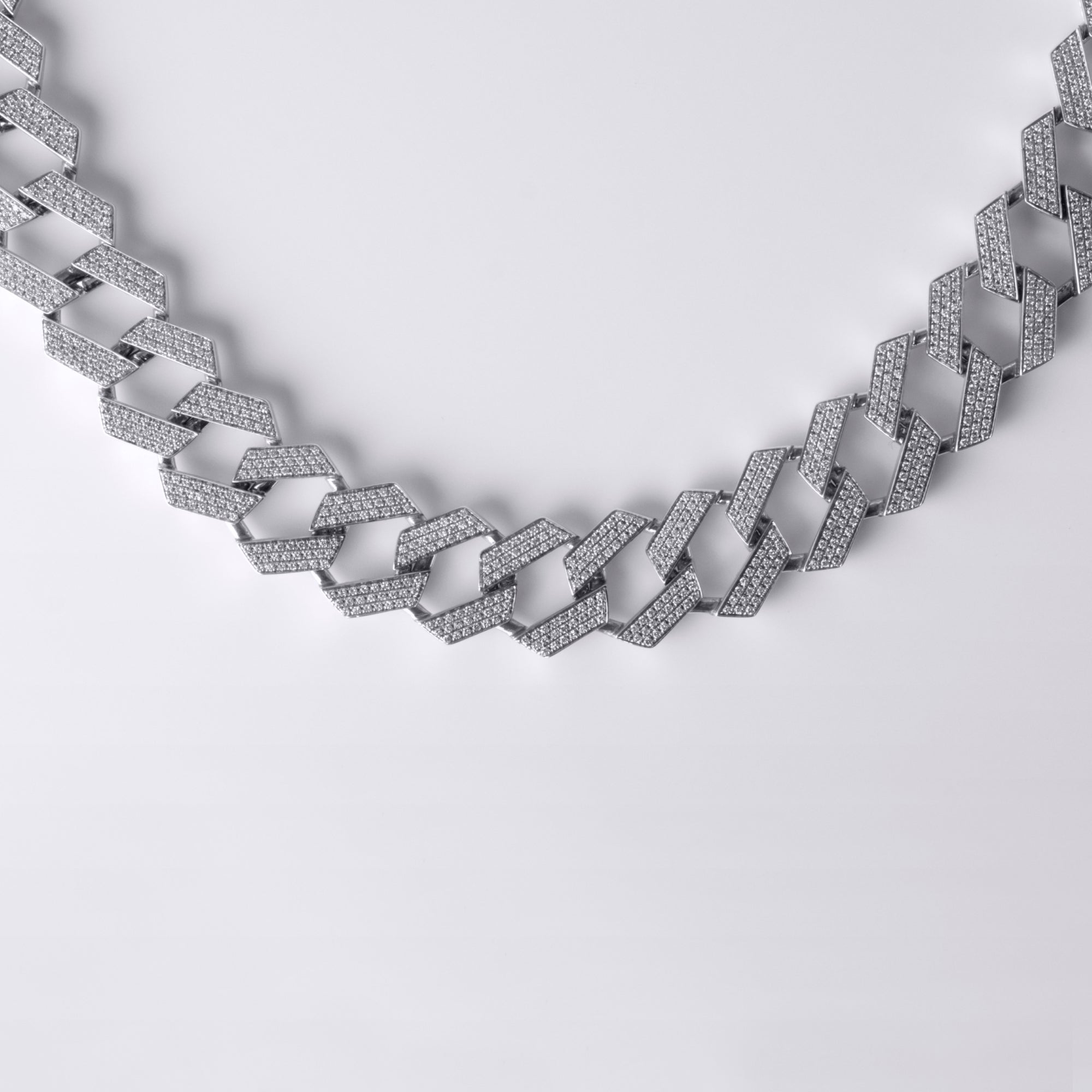 Legacy Couture Pave Signature Link Necklace