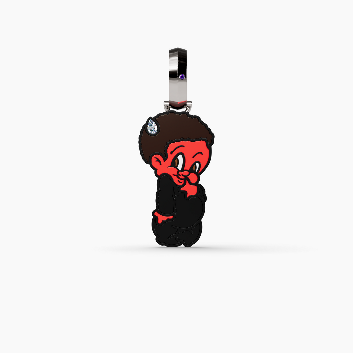 Lil Lenox Enamel Charm with GRWN Diamond