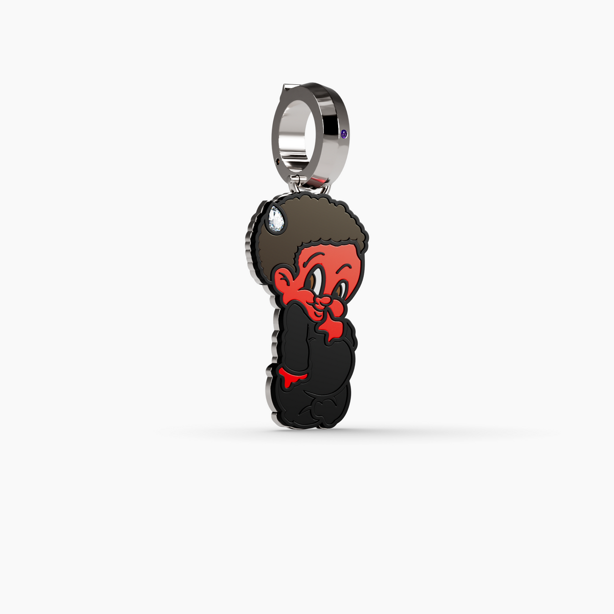 Lil Lenox Enamel Charm with GRWN Diamond