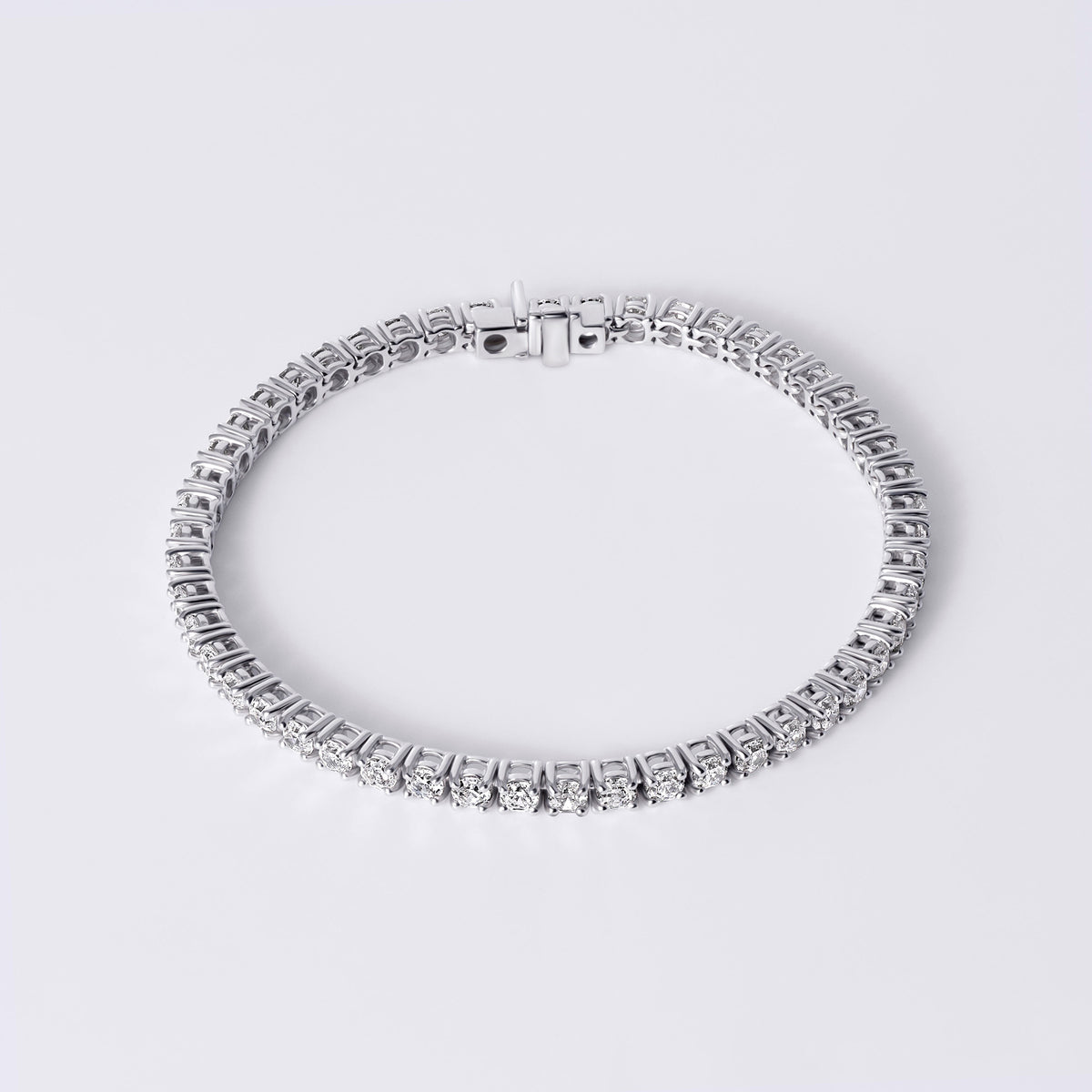 Soleil 4.50 CTW Round Diamond 4 Prong Tennis Bracelet