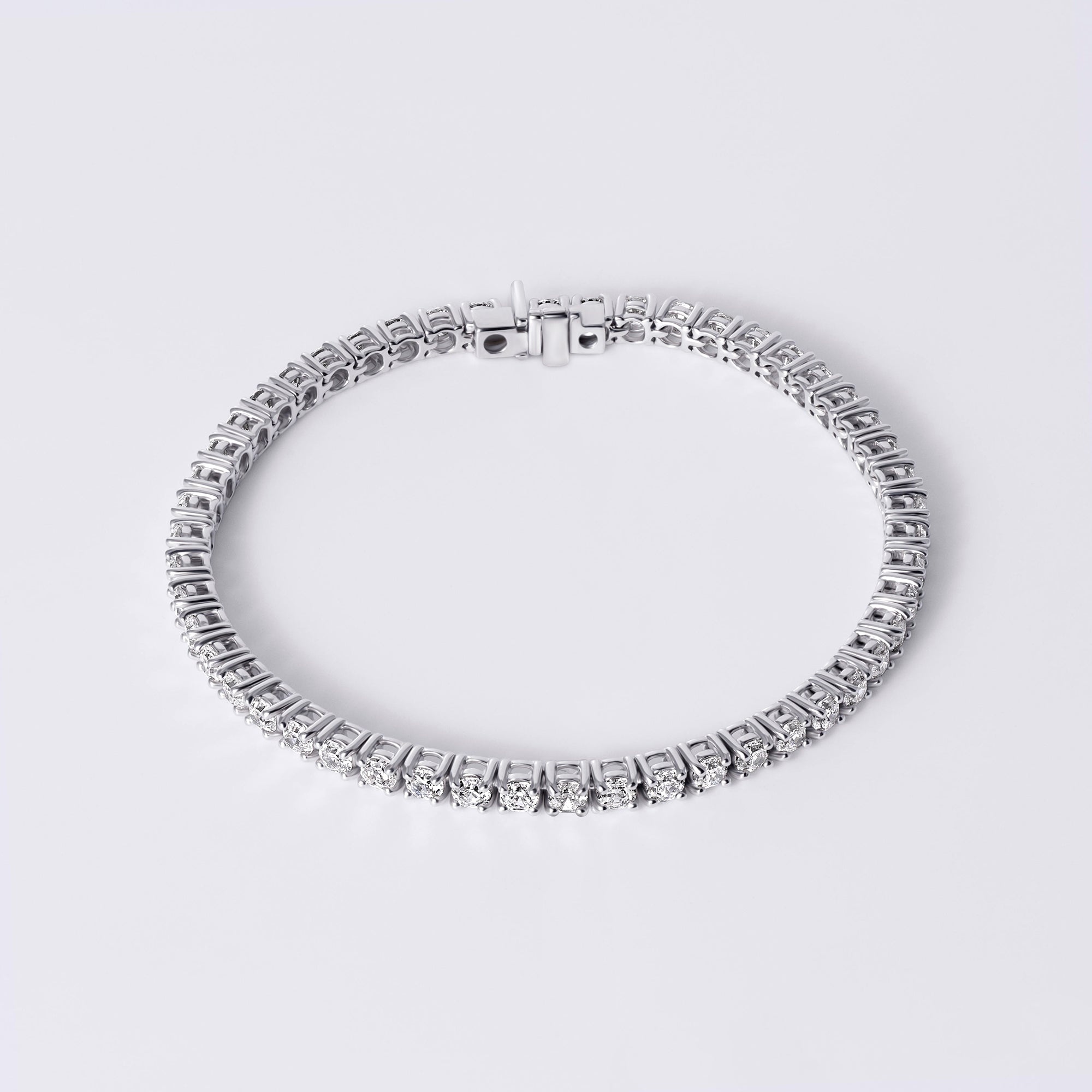 Soleil 4.50 CTW Round Diamond 4 Prong Tennis Bracelet